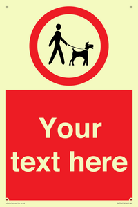 Custom Road regulatory dogs on leads